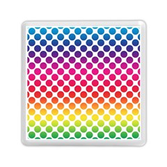 Polka Dots Spectrum Colours Dots Memory Card Reader (square) by Pakrebo