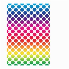 Polka Dots Spectrum Colours Dots Small Garden Flag (two Sides) by Pakrebo