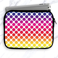 Polka Dots Spectrum Colours Dots Apple Ipad 2/3/4 Zipper Cases by Pakrebo