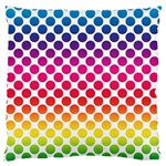 Polka Dots Spectrum Colours Dots Standard Flano Cushion Case (One Side) Front