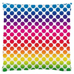 Polka Dots Spectrum Colours Dots Standard Flano Cushion Case (two Sides) by Pakrebo