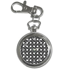 Ellipse Pattern Background Key Chain Watches by Pakrebo