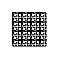 Ellipse Pattern Background Square Magnet by Pakrebo