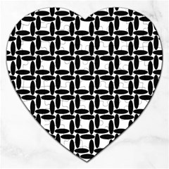 Ellipse Pattern Background Jigsaw Puzzle (heart) by Pakrebo