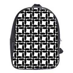 Ellipse Pattern Background School Bag (large) by Pakrebo