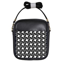 Ellipse Pattern Background Girls Sling Bag by Pakrebo