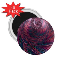 Fractal Artwork Digital Pattern 2 25  Magnets (10 Pack)  by Pakrebo