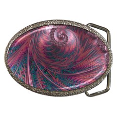 Fractal Artwork Digital Pattern Belt Buckles by Pakrebo