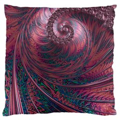 Fractal Artwork Digital Pattern Standard Flano Cushion Case (two Sides) by Pakrebo