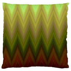 Zig Zag Chevron Classic Pattern Large Cushion Case (two Sides) by Pakrebo