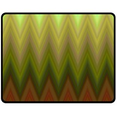 Zig Zag Chevron Classic Pattern Double Sided Fleece Blanket (medium)  by Pakrebo