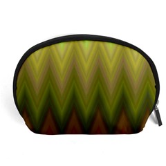 Zig Zag Chevron Classic Pattern Accessory Pouch (large) by Pakrebo