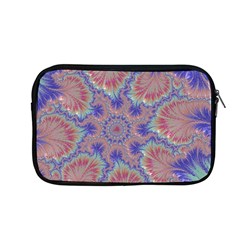 Purple Splat Fractal Art Apple Macbook Pro 13  Zipper Case by Pakrebo