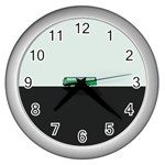 Bus Wall Clock (Silver) Front