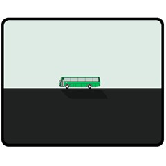 Bus Fleece Blanket (medium)  by Valentinaart