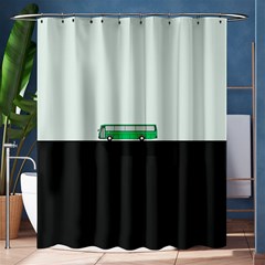 Bus Shower Curtain 60  x 72  (Medium) 