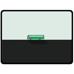 Bus Double Sided Fleece Blanket (large)  by Valentinaart