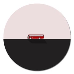 Bus Magnet 5  (round) by Valentinaart