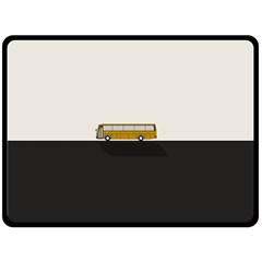 Bus Fleece Blanket (large)  by Valentinaart