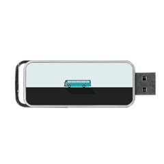 Bus Portable Usb Flash (one Side) by Valentinaart