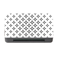 Star Curved Pattern Monochrome Memory Card Reader With Cf by Pakrebo