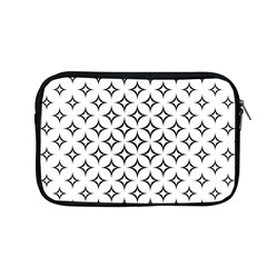 Star Curved Pattern Monochrome Apple Macbook Pro 13  Zipper Case by Pakrebo