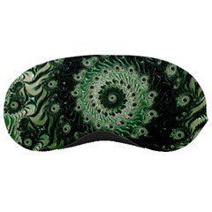 Fractal Art Spiral Mathematical Sleeping Masks by Pakrebo