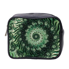 Fractal Art Spiral Mathematical Mini Toiletries Bag (two Sides) by Pakrebo