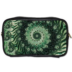 Fractal Art Spiral Mathematical Toiletries Bag (one Side) by Pakrebo