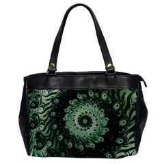 Fractal Art Spiral Mathematical Oversize Office Handbag by Pakrebo