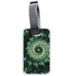 Fractal Art Spiral Mathematical Luggage Tags (Two Sides) Front