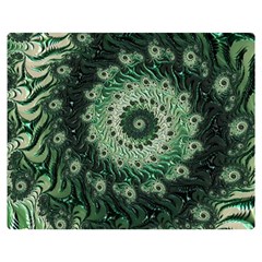 Fractal Art Spiral Mathematical Double Sided Flano Blanket (medium)  by Pakrebo