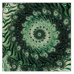 Fractal Art Spiral Mathematical Large Satin Scarf (square) by Pakrebo