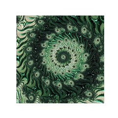 Fractal Art Spiral Mathematical Small Satin Scarf (square) by Pakrebo