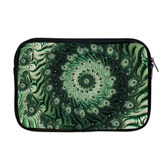 Fractal Art Spiral Mathematical Apple Macbook Pro 17  Zipper Case by Pakrebo