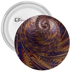 Swirl Fractal Fantasy Whirl 3  Buttons