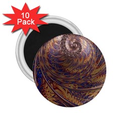 Swirl Fractal Fantasy Whirl 2.25  Magnets (10 pack) 