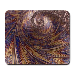 Swirl Fractal Fantasy Whirl Large Mousepads