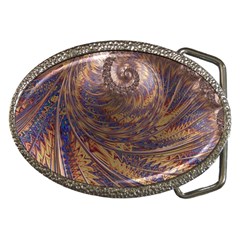 Swirl Fractal Fantasy Whirl Belt Buckles