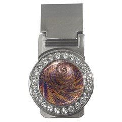 Swirl Fractal Fantasy Whirl Money Clips (CZ) 