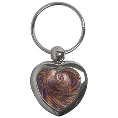 Swirl Fractal Fantasy Whirl Key Chains (Heart) 