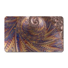 Swirl Fractal Fantasy Whirl Magnet (Rectangular)