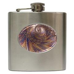 Swirl Fractal Fantasy Whirl Hip Flask (6 oz)