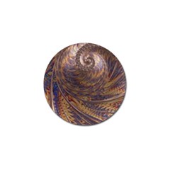 Swirl Fractal Fantasy Whirl Golf Ball Marker