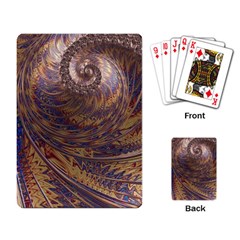 Swirl Fractal Fantasy Whirl Playing Cards Single Design