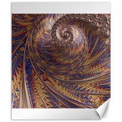 Swirl Fractal Fantasy Whirl Canvas 8  x 10 