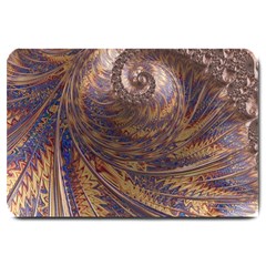 Swirl Fractal Fantasy Whirl Large Doormat 