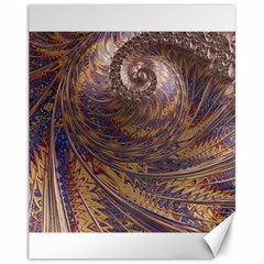 Swirl Fractal Fantasy Whirl Canvas 11  x 14 