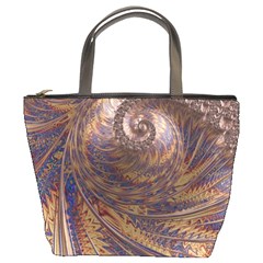 Swirl Fractal Fantasy Whirl Bucket Bag