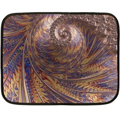 Swirl Fractal Fantasy Whirl Fleece Blanket (Mini)